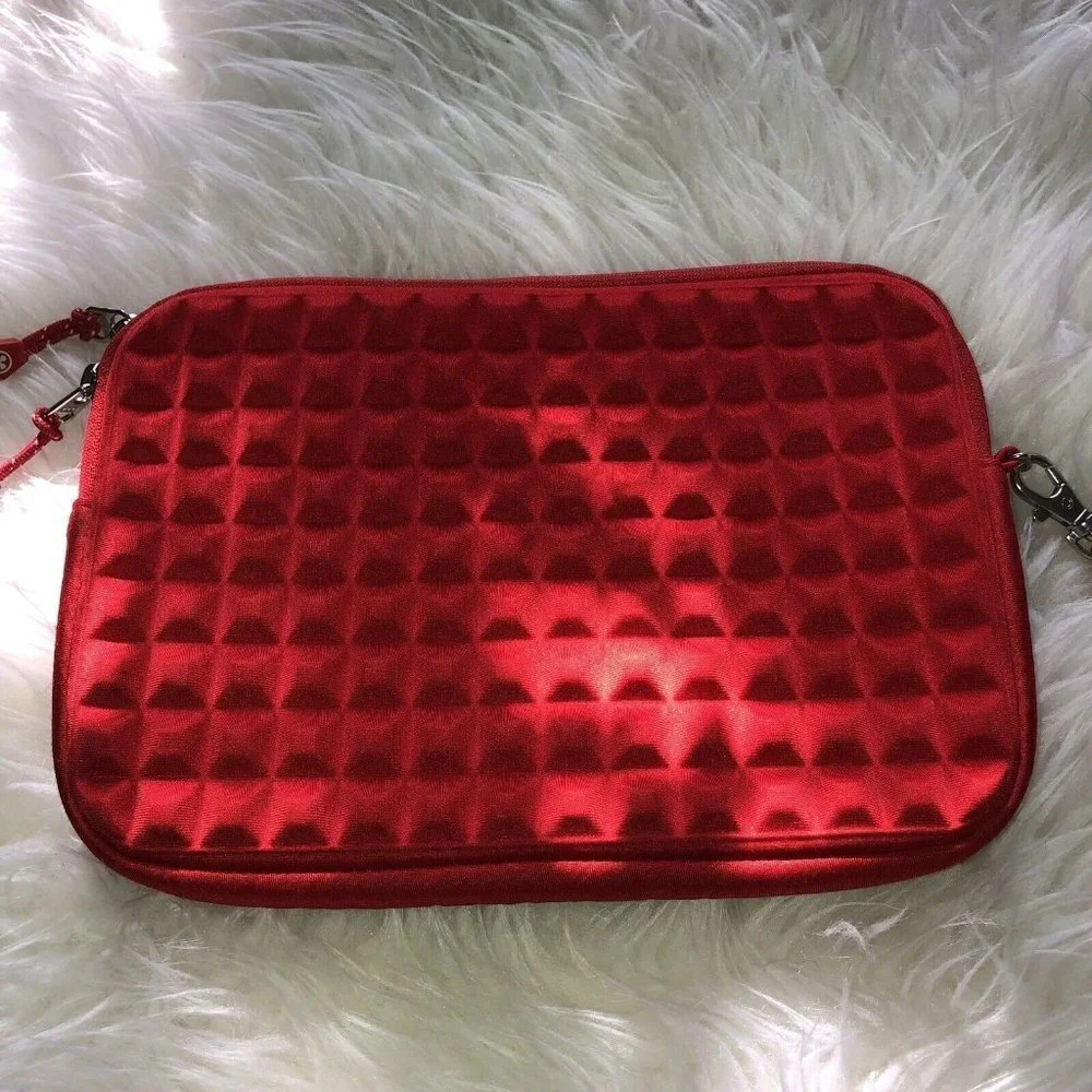 NABI Fuhu Waffle Red Case for Nabi Tablet WAFFLE Zip Around